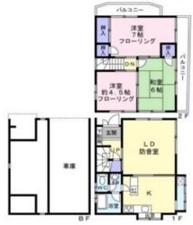 高松2丁目防音室付き戸建ての物件間取画像